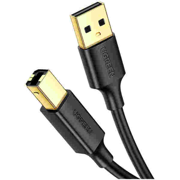 Ugreen tiskalniški kabel USB-B (moški) - USB 2.0 (moški) 480mbps 2M črn - Image 3