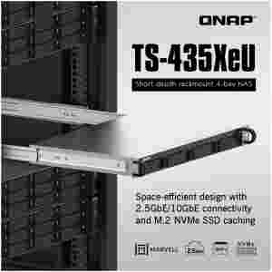 QNAP NAS strežnik 1U rack short