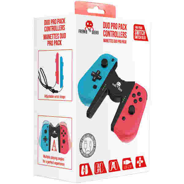 F&G SWITCH JOY-CON BLUETOOTH DUO PRO PACK - MODRE/RDEČE BARVE - Image 3