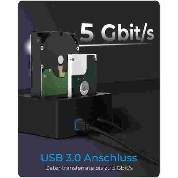 Icybox IB-1232CL-U3 docking & clone postaja za 2,5" in 3,5" diske - Image 4