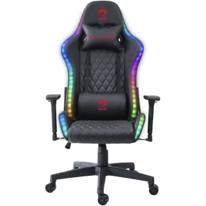 GAMING STOL - MARVO CH-35BK RGB ČRNE BARVE