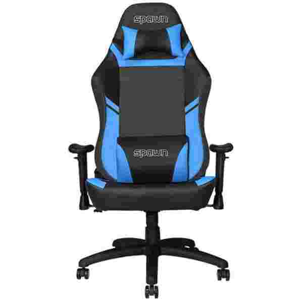 GAMING STOL SPAWN GAMING CHAIR KNIGHT SERIES - črno modre barve