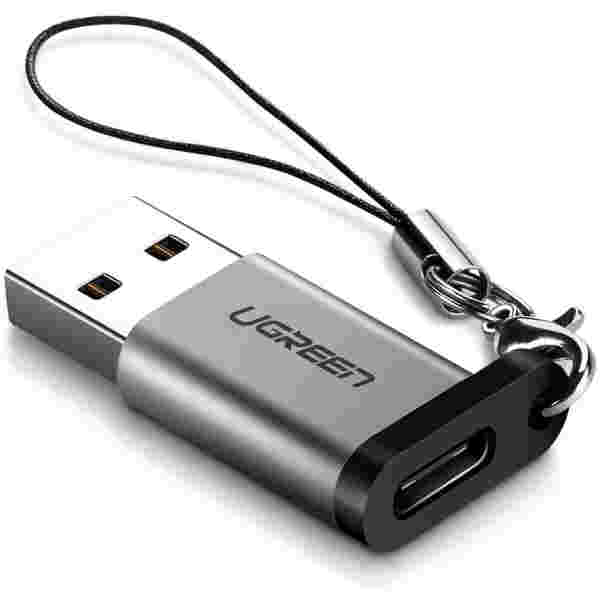 Ugreen USB 3.0-A na USB-C adapter siv - blister