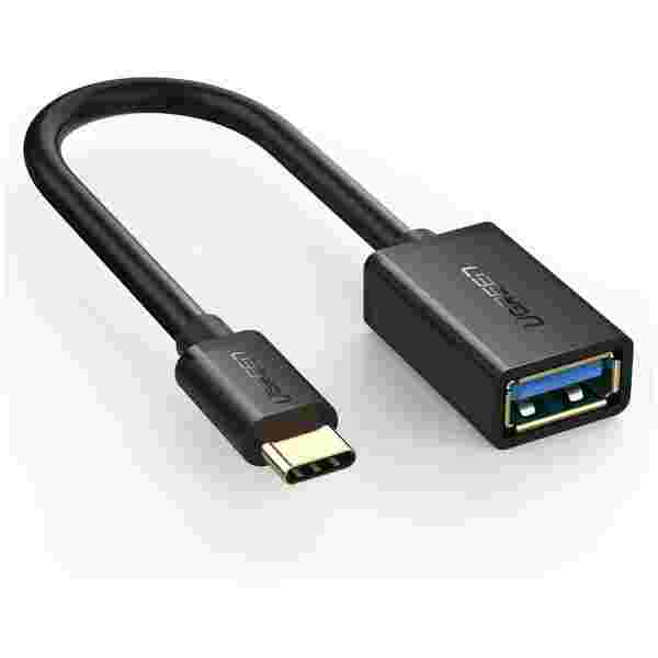 Ugreen USB-C (M) na USB 3.0 (Ž) OTG kabel črn - polybag