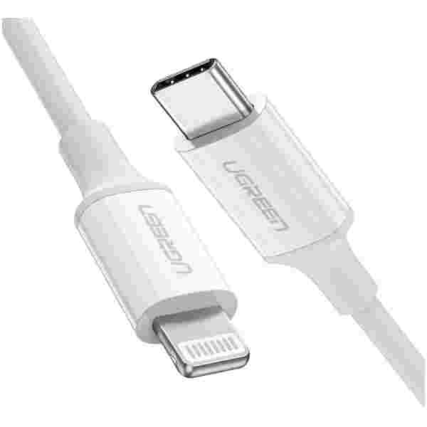 Ugreen USB-C na Lightning kabel srebrn 1m - box