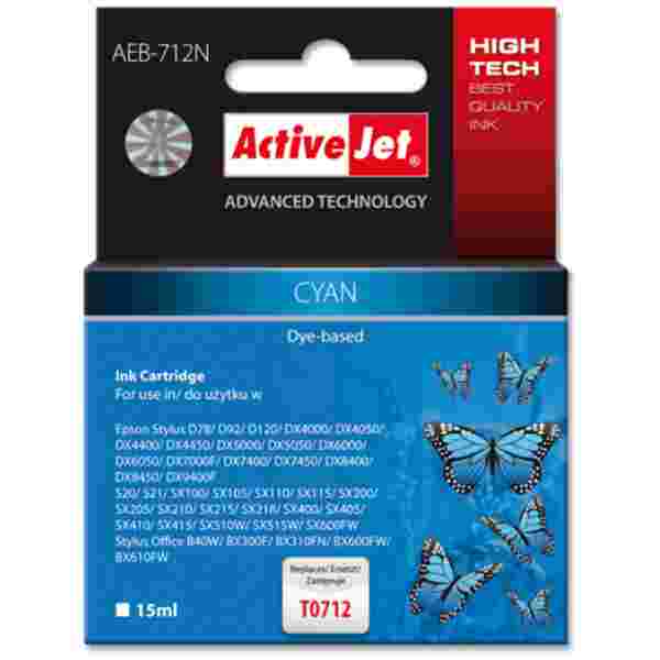 ActiveJet cyan črnilo Epson T0712