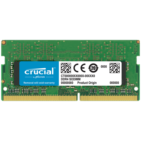 Crucial 4GB DDR4-2400 SODIMM PC4-19200 CL17