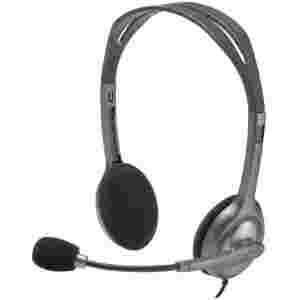 Slušalke Logitech 3.5 H111 stereo z mikrofonom (981-000593)