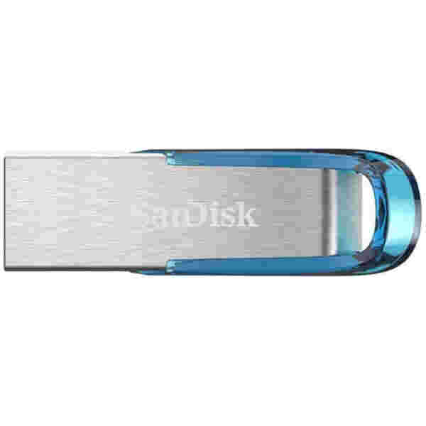 Spominski ključek 128GB USB 3.2 Sandisk Ultra Flair 150MB/s 60MB/s kovinski brez pokrovčka srebrn (SDCZ73-128G-G46B)