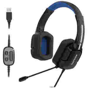 Slušalke žične Philips naglavne USB TAGH401BL (Dirac 3D) črne Gaming (TAGH401BL)