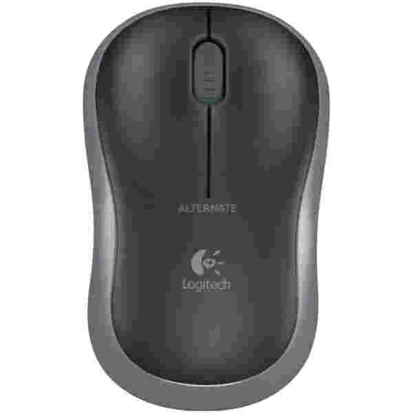 Miš Logitech brezžična za notesnike M185 siva nano (910-002238)