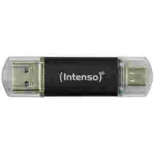 Spominski ključek 32GB USB 3.2/USB-C Intenso Twist Line 70MB/s - plastičen/s pokrovčkom/črn (3539490)