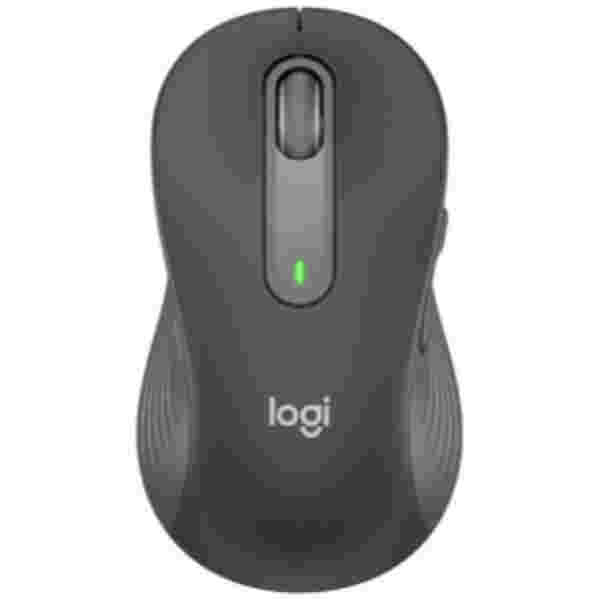 Miš brezžična + Bluetooth za levičarje Logitech M650 2000DPI Signature velikost L grafitna (910-006239)