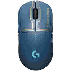 Miš Logitech brezžična optična gaming G PRO LOL Wave 2 modra (za levičarje in desničarje) LightSpeed senzor (910-006451)