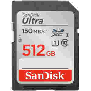 Spominska kartica SDXC 512GB Sandisk Ultra 150MB/s/U1 UHS-I (SDSDUNC-512G-GN6IN)