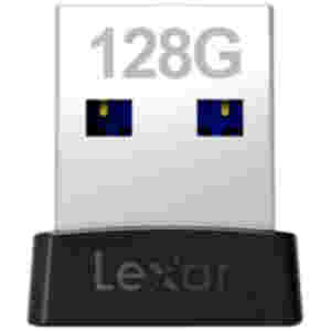 Spominski ključek 128GB USB 3.1 Lexar JumpDrive S47 250MB/s - plastičen/micro/srebrno-črn (LJDS47-128ABBK)