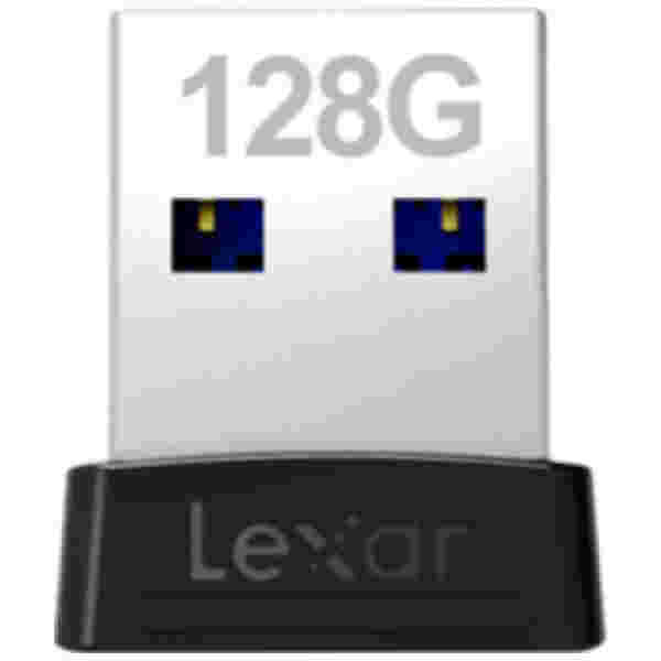 Spominski ključek 128GB USB 3.1 Lexar JumpDrive S47 250MB/s - plastičen/micro/srebrno-črn (LJDS47-128ABBK)