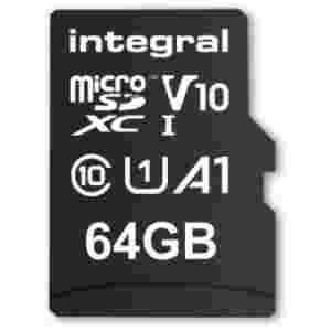 Spominska kartica SDXC 64GB Integral High Speed 100MB/s U1 V10 UHS-I (INMSDX64G-100V10)