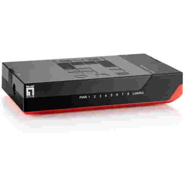 SWITCH  8-PORT 100/1000  Level ONE GSW-0807