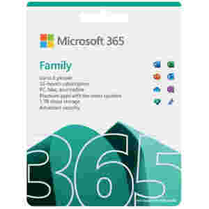Microsoft 365 Family FPP SLO 32/64bit - 1 letna naročnina do 6 uporabnikov (lahko tudi Mac in tablico)