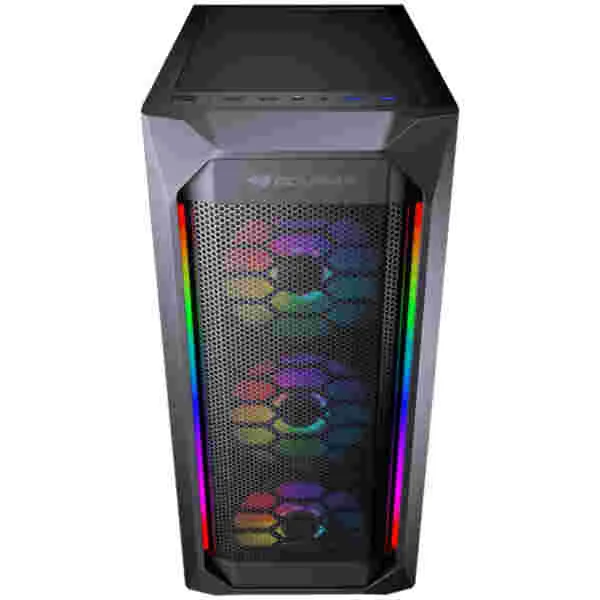 Ohišje Cougar MX410 Mesh-G RGB MidiATX - črna RGB - Image 3