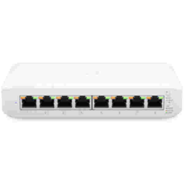 STIKALO 8-PORT Ubiquiti Lite 8 PoE 10/100/1000 PoE 4x PoE+ 52W (USW-LITE-8-POE-EU)