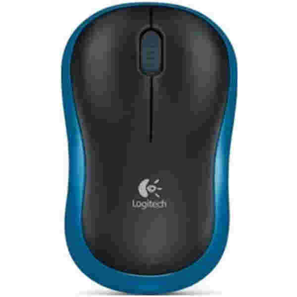 Miš brezžična za notesnike Logitech M185 nano modra (910-002239)