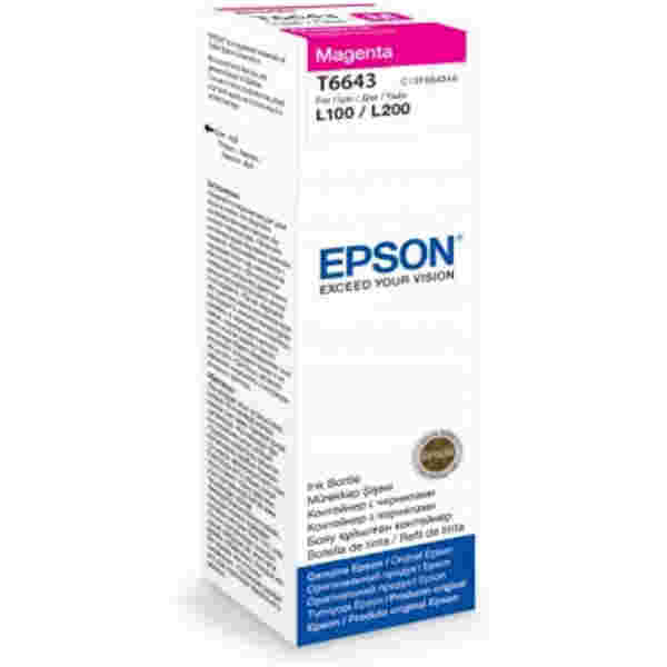 ČRNILO EPSON T 664 34 MAGENTA STEKLENIČKA 70 ML L100