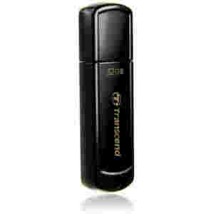 Spominski ključek 32GB USB 2.0 Transcend JF350 16MB/s - plastičen/s pokrovčkom/črn (TS32GJF350)