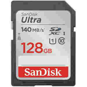 Spominska kartica SDXC 128GB Sandisk Ultra 140MB/s U1 UHS-I (SDSDUNB-128G-GN6IN)