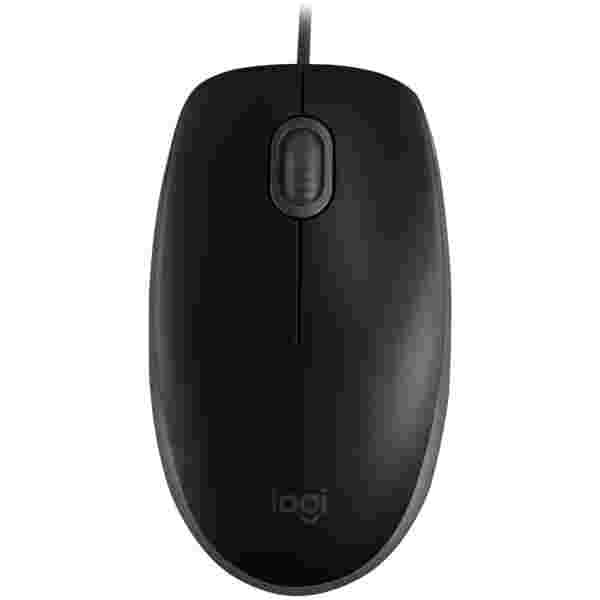 Miš  Logitech USB B110 Optična Silent OEM črna - For Business (910-005508)