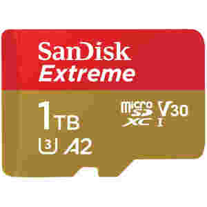 Spominska kartica SDHC-Micro 1TB SanDisk Extreme + Adapter do 190MB/s 130MB/s  A2