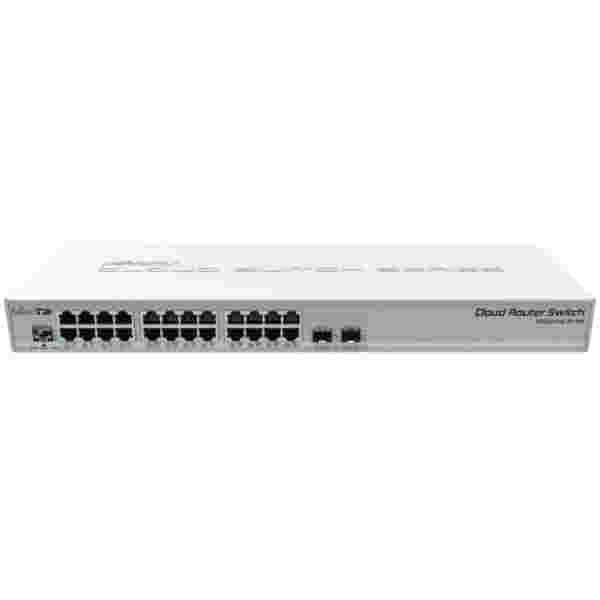 STIKALO 24-PORT 2xSFP Mikrotik Cloud 100/1000 Managed Rack (CRS326-24G-2S+RM)