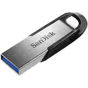 Spominski ključek 512GB USB 3.0 Sandisk Ultra Flair 150MB/s kovinski-plastičen brez pokrovčka črno-srebrn (SDCZ73-512G-G46)