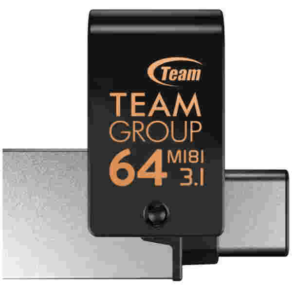 Spominski ključek 64GB USB 3.2 USB-C Teamgroup M181 90MB/s 35MB/s (TM181364GB01)