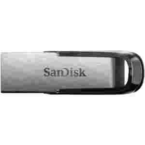 Spominski ključek 64GB USB 3.0 Sandisk Ultra Flair 150MB/s - kovinski/brez pokrovčka/črn-srebrn (SDCZ73-064G-G46)