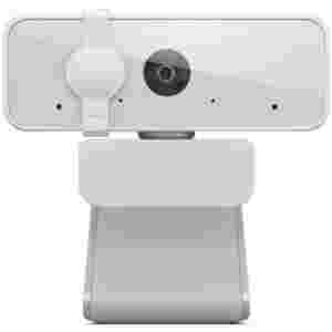 Spletna kamera Lenovo 300 2.8MP FHD 30FPS 95° USB-A srebrno-bel dvojni mikrofon pokrov za lečo (GXC1E71383)