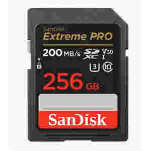 Spominska kartica SDXC 256GB Sandisk Extreme Pro 200MB/s/140MB/s U3 V30 UHS-I (SDSDXXD-256G-GN4IN)