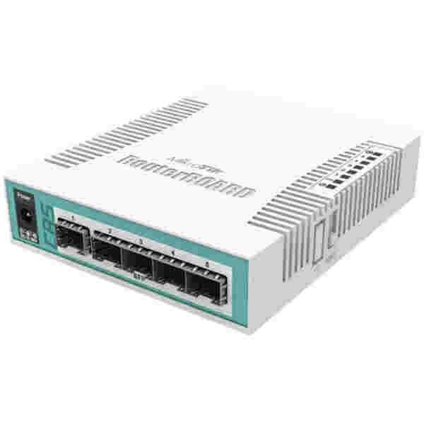 STIKALO  5-PORT 100/1000 5xSFP CRS106-1C-5S Mikrotik