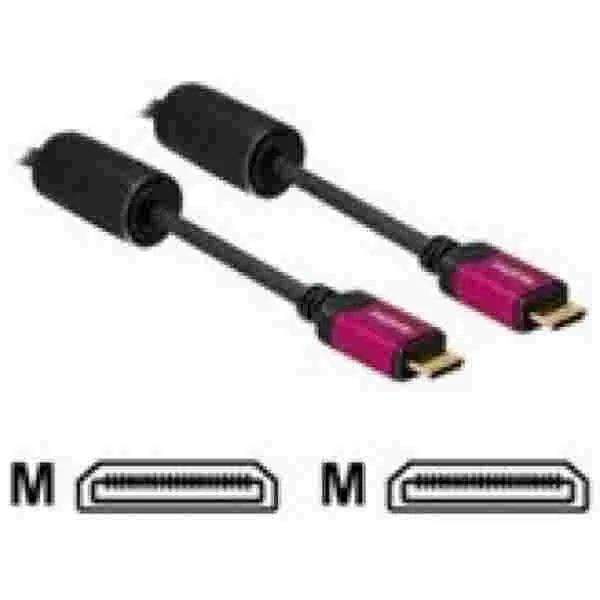 KABEL HDMI mini (m) => HDMI mini (m)  5,0m 1,3b zlati kontakti, feritni filti