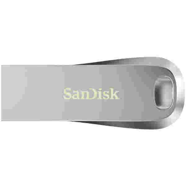 Spominski ključek 32GB USB 3.1 Sandisk Ultra Luxe 150MB/s - kovinski/brez pokrovčka/srebrn (SDCZ74-032G-G46)