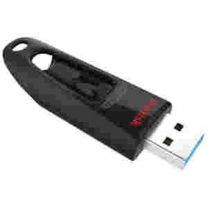 Spominski ključek 256GB USB 3.0 SanDisk Ultra 100/40MB/s - črn (SDCZ48-256G-U46)