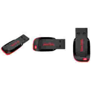 Spominski ključek 32GB USB 2.0 Sandisk Cruzer Blade 15MB/s - plastičen/brez pokrovčka/črn (SDCZ50-032G-B35)