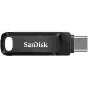 Spominski ključek 512GB USB-C Sandisk Dual Drive Go 150MB/s plastičen brez pokrovčka črn (SDDDC3-512G-G46)