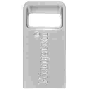 Spominski ključek 256GB USB 3.2 Kingston DT Micro 200MB/s - kovinski/micro/srebrn (DTMC3G2/256GB)