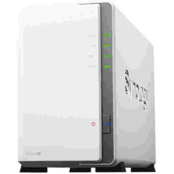 NAS ohišje Synology DS223J All-In-One server 2x 3.5" SATA HDD/SSD za mala in sr. Podjetja CPU 4-core 1.7 GHz 1GB DDR4 non-ECC 1xRJ-45 1GbE LAN 2xUSB3.2Gen1