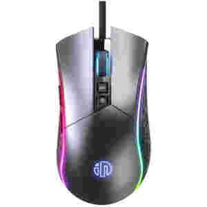 Miš USB Inphic PW6 optična gaming RGB 4800DPI - siva