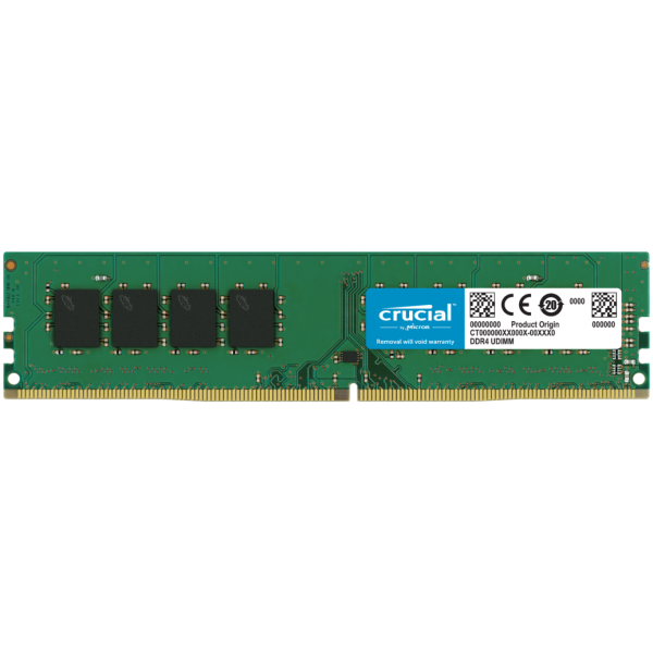 Crucial 4GB DDR4-2400 UDIMM PC4-21300 CL17