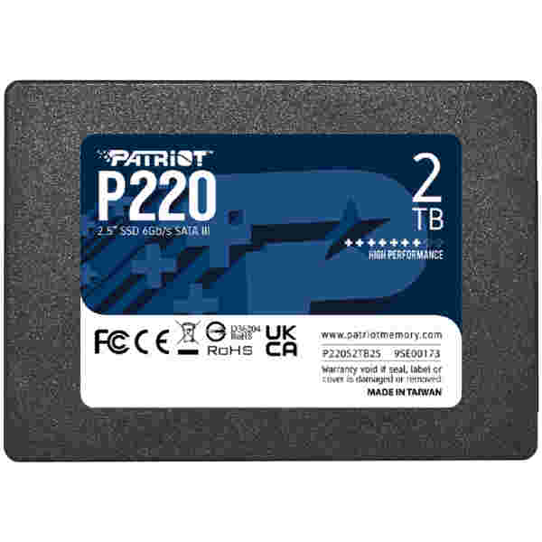 Patriot P220 2TB SSD SATA 3 2.5"