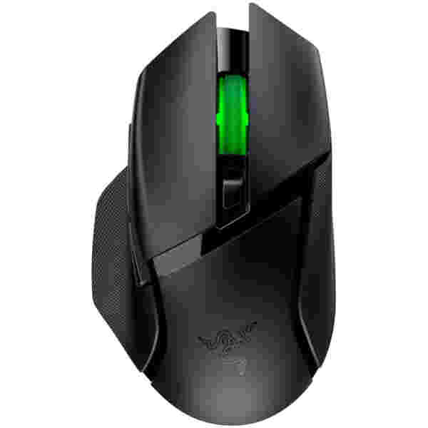 Miš Razer brezžična + Bluetooth Basilisk V3 X Hyperspeed optična gaming 18000DPI RGB črna (RZ01-04870100-R3G1)